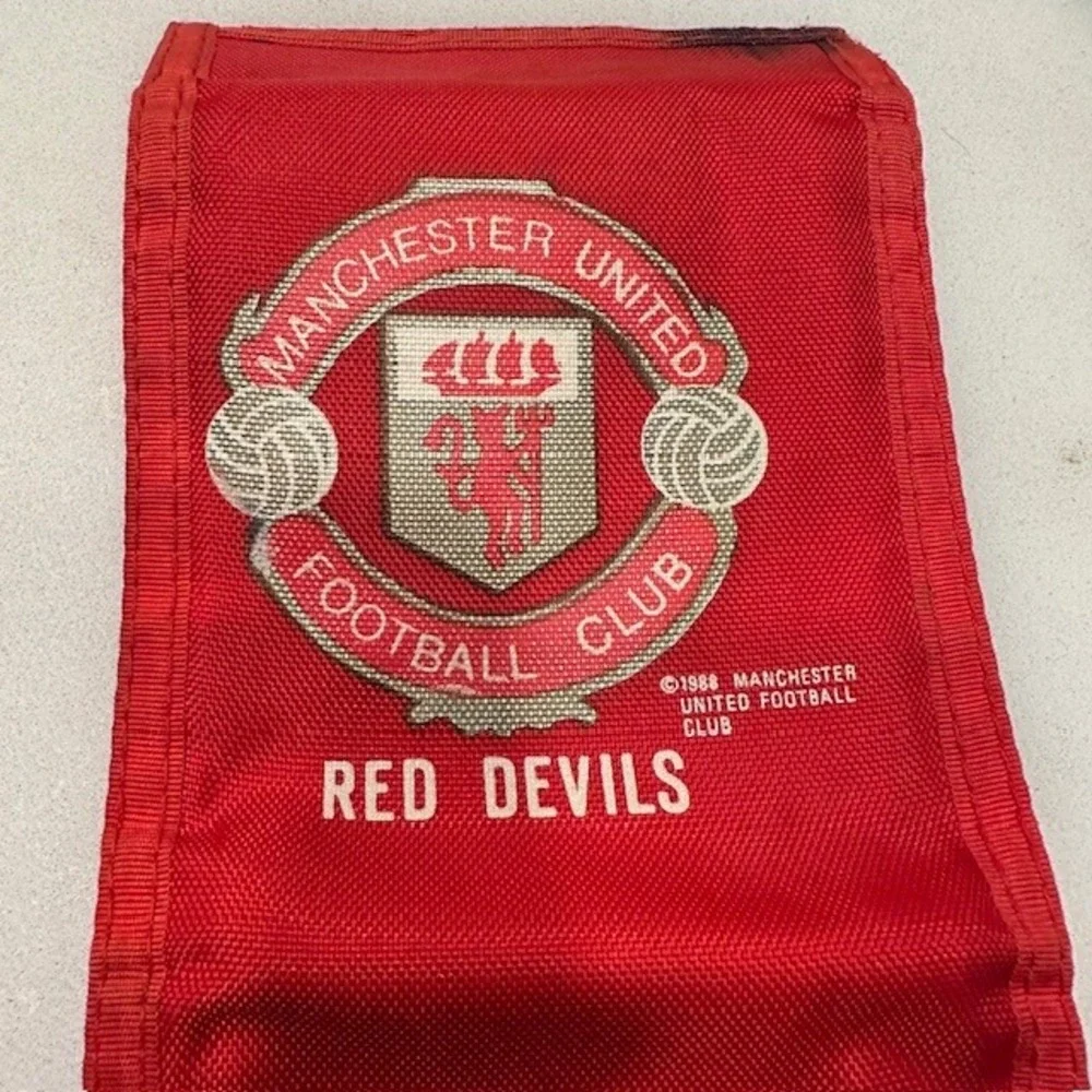Manchester United Football Club Red Devils‎ Wallet 1988 Vintage Retro